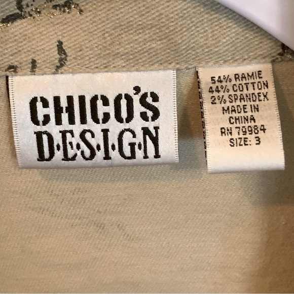 Chico’s jacket size 3 - Picture 2 of 7